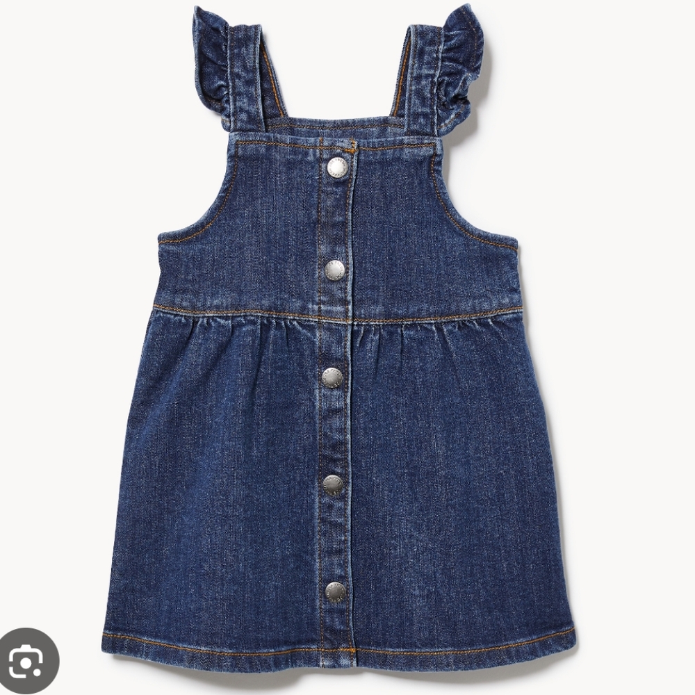 Joe Fresh Denim Pinafore Dress